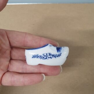 Lille hollandsk træsko i porcelæn