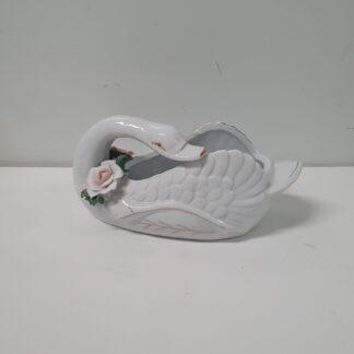 Vintage svane i porcelæn