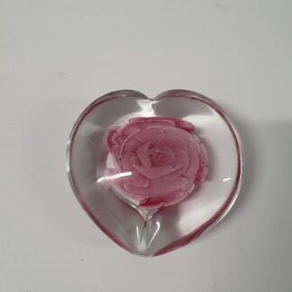 Vintage brevpresser i glas