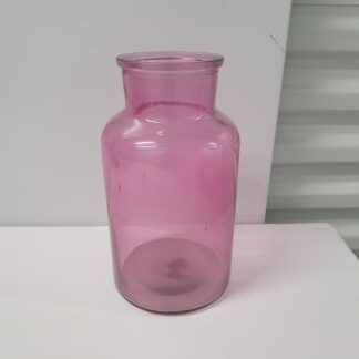 Lyserød vase/glas