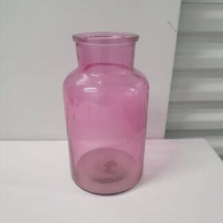Lyserød vase/glas