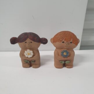 Adam og Eva figure i keramik