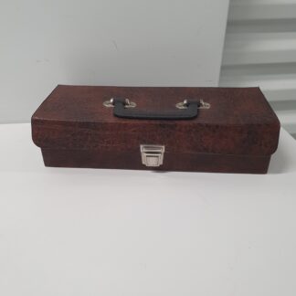 Vintage æske i læder
