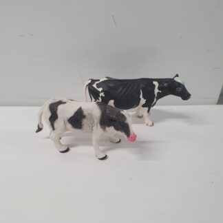 2 stk køer i plastik