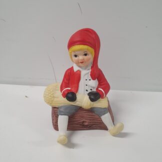 Vintage nisse i porcelæn