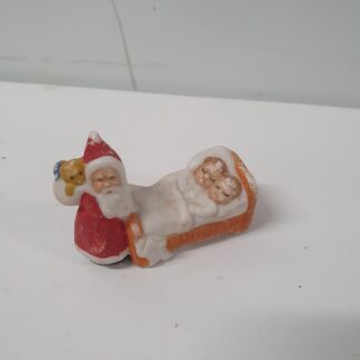 Vintage julepynt i porcelæn