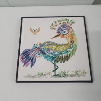 Dekorativ bordskåner i porcelæn