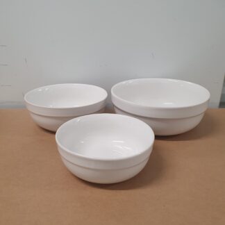 3 stk skåle i porcelæn