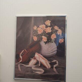 Indrammet vintage plakat