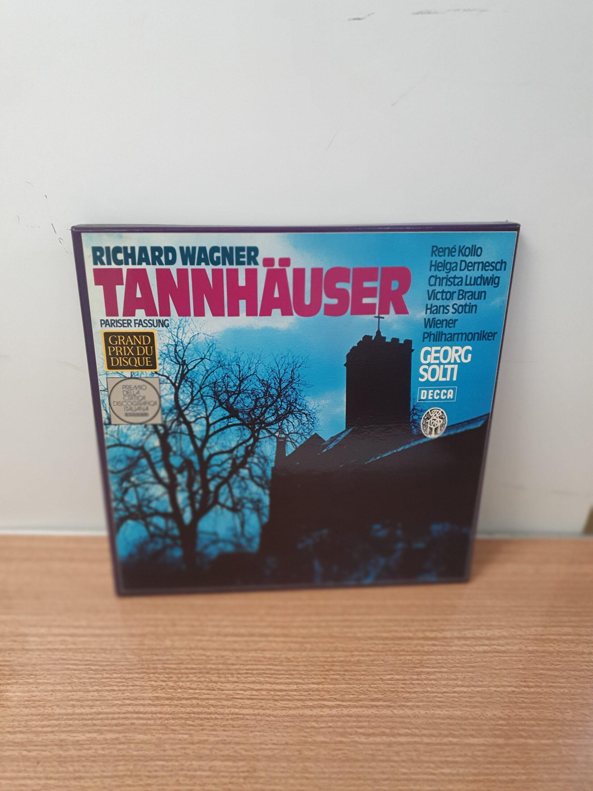 4-LP bokssæt af Richard Wagners opera Tannhäuser