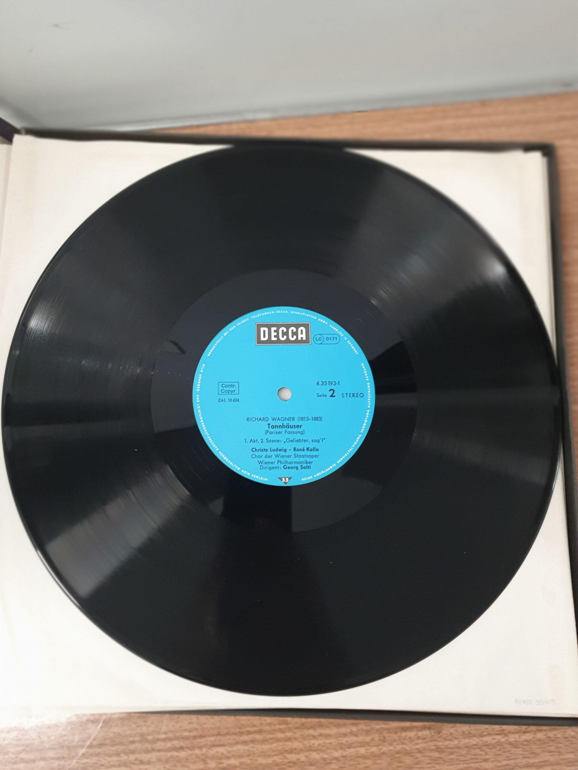 4-LP bokssæt af Richard Wagners opera Tannhäuser - Billede 4