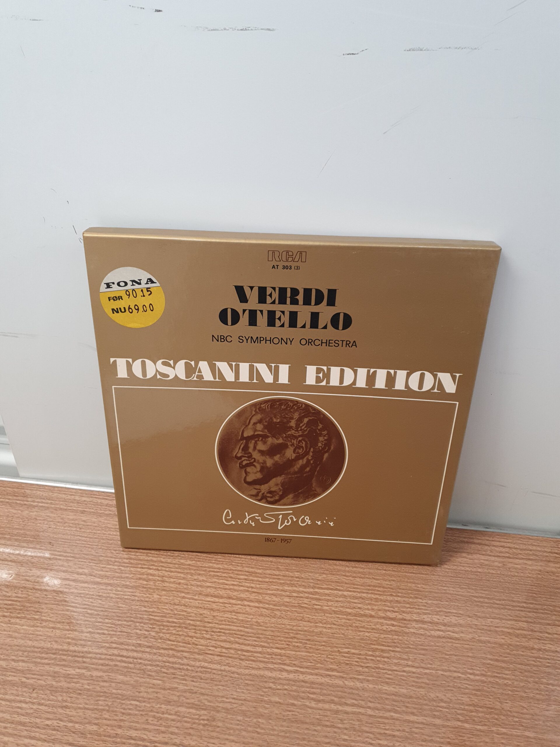 Vinyl boks af Giuseppe Verdis Otello