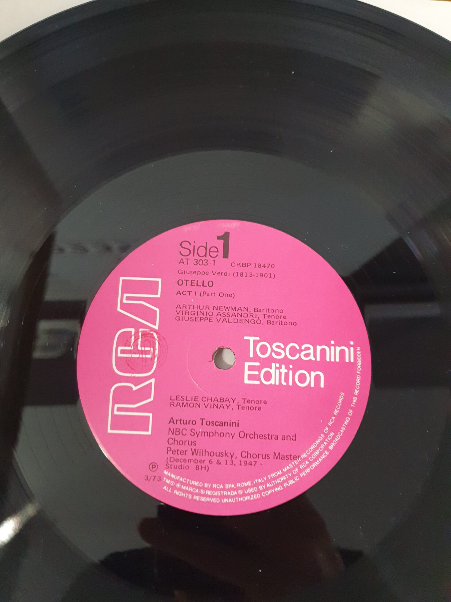 Vinyl boks af Giuseppe Verdis Otello - Billede 3