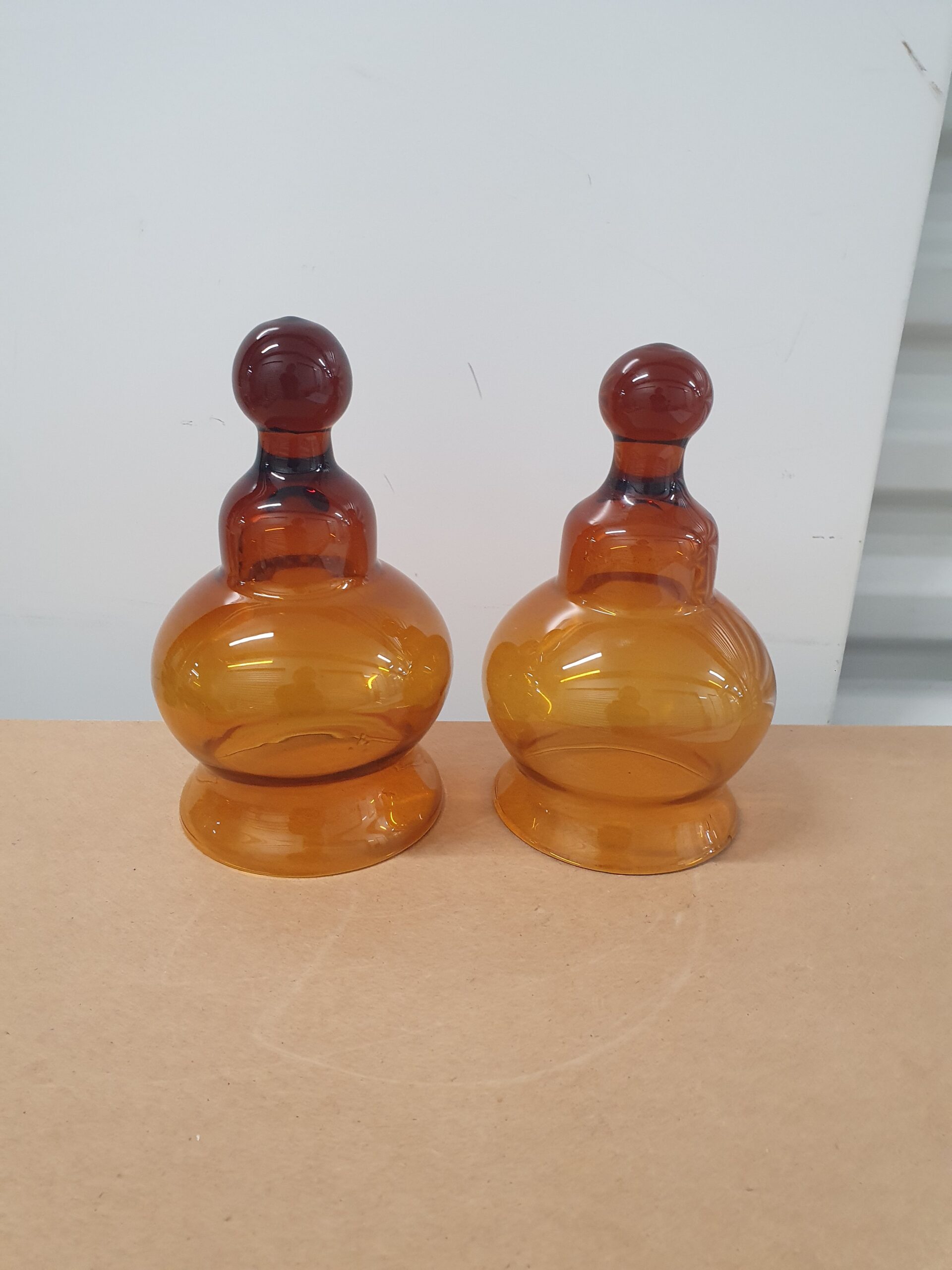 2 stk glas til ophæng