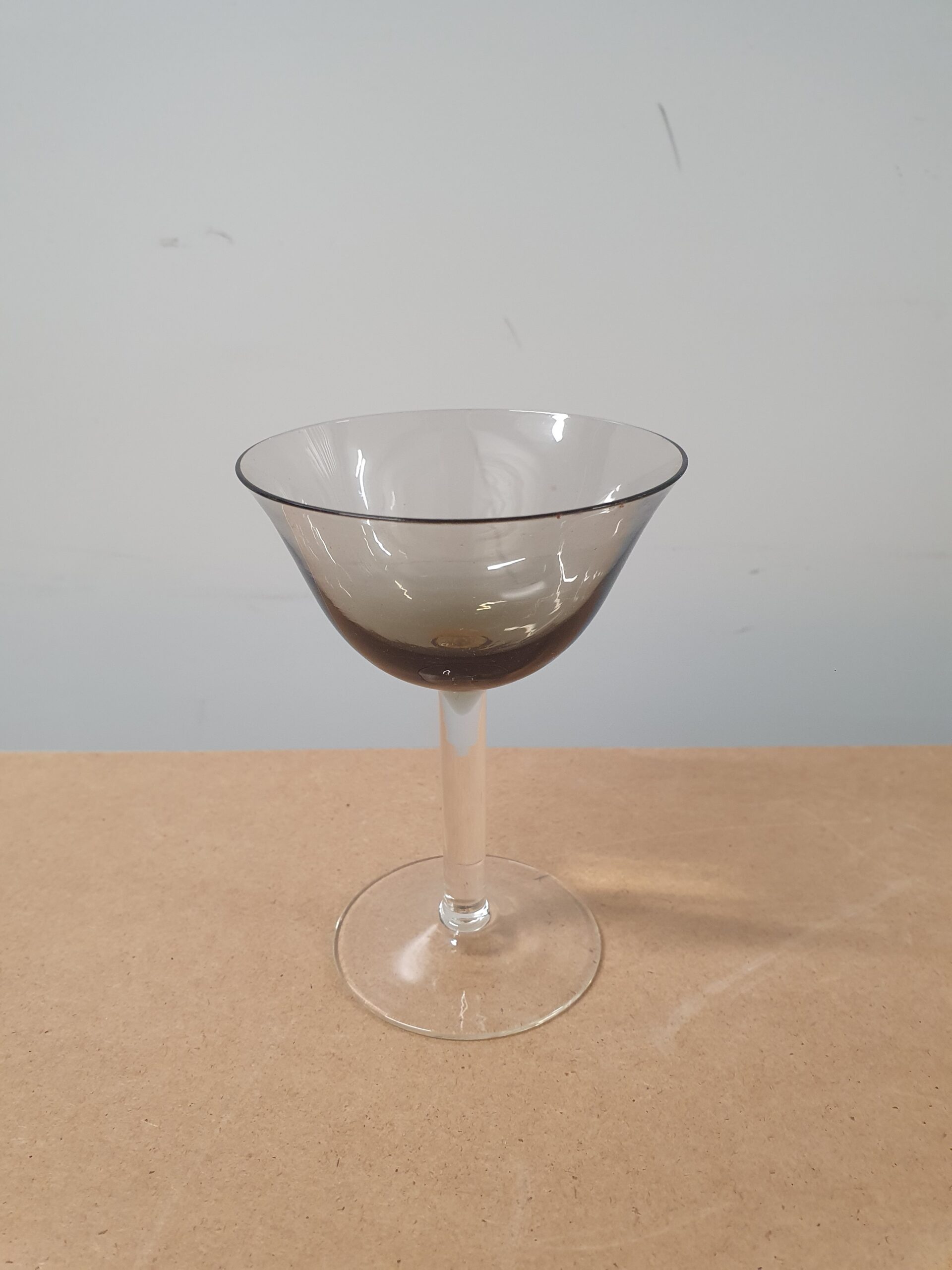 Vintage glas i sort