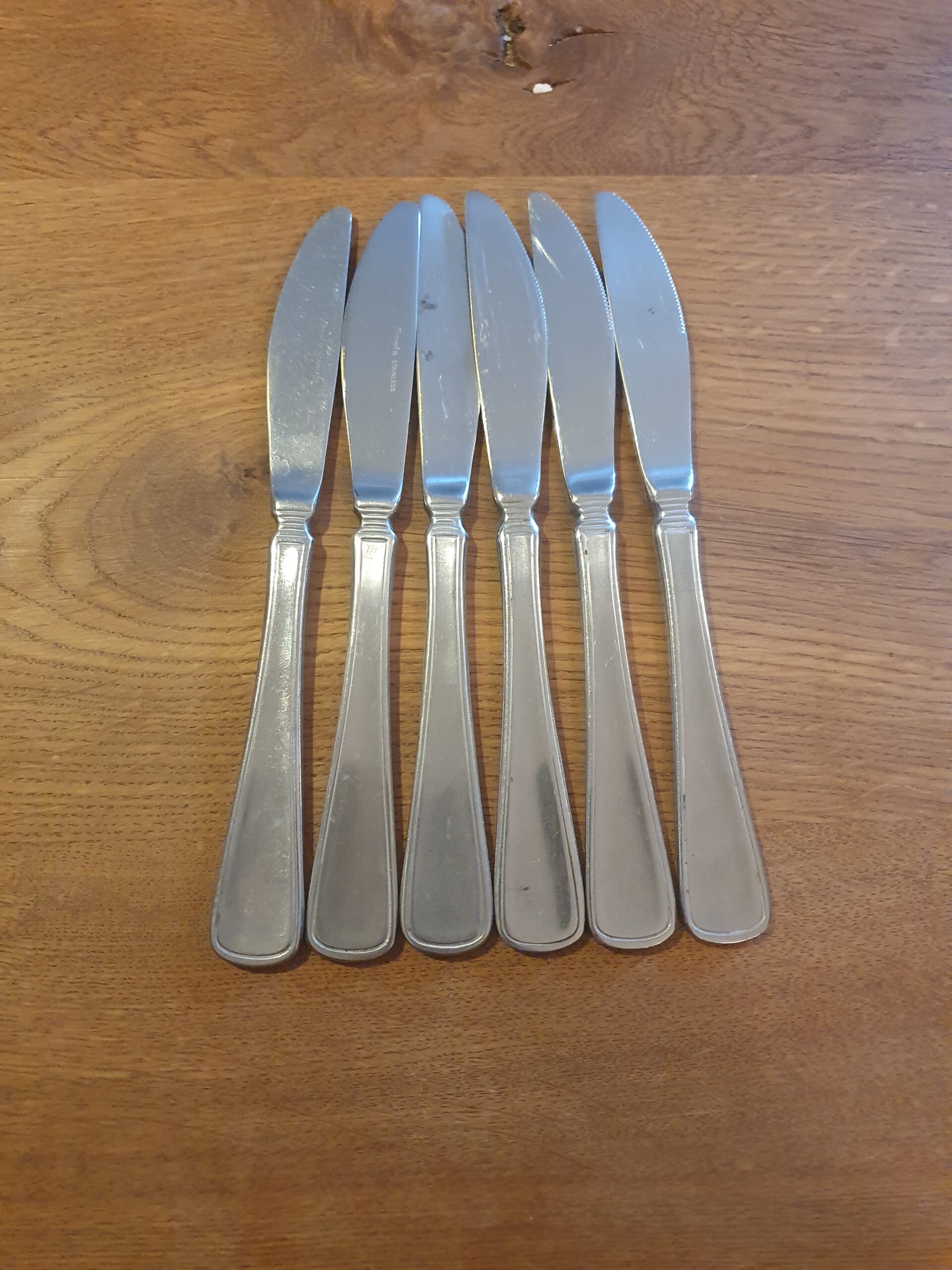 Knive i pletsølv