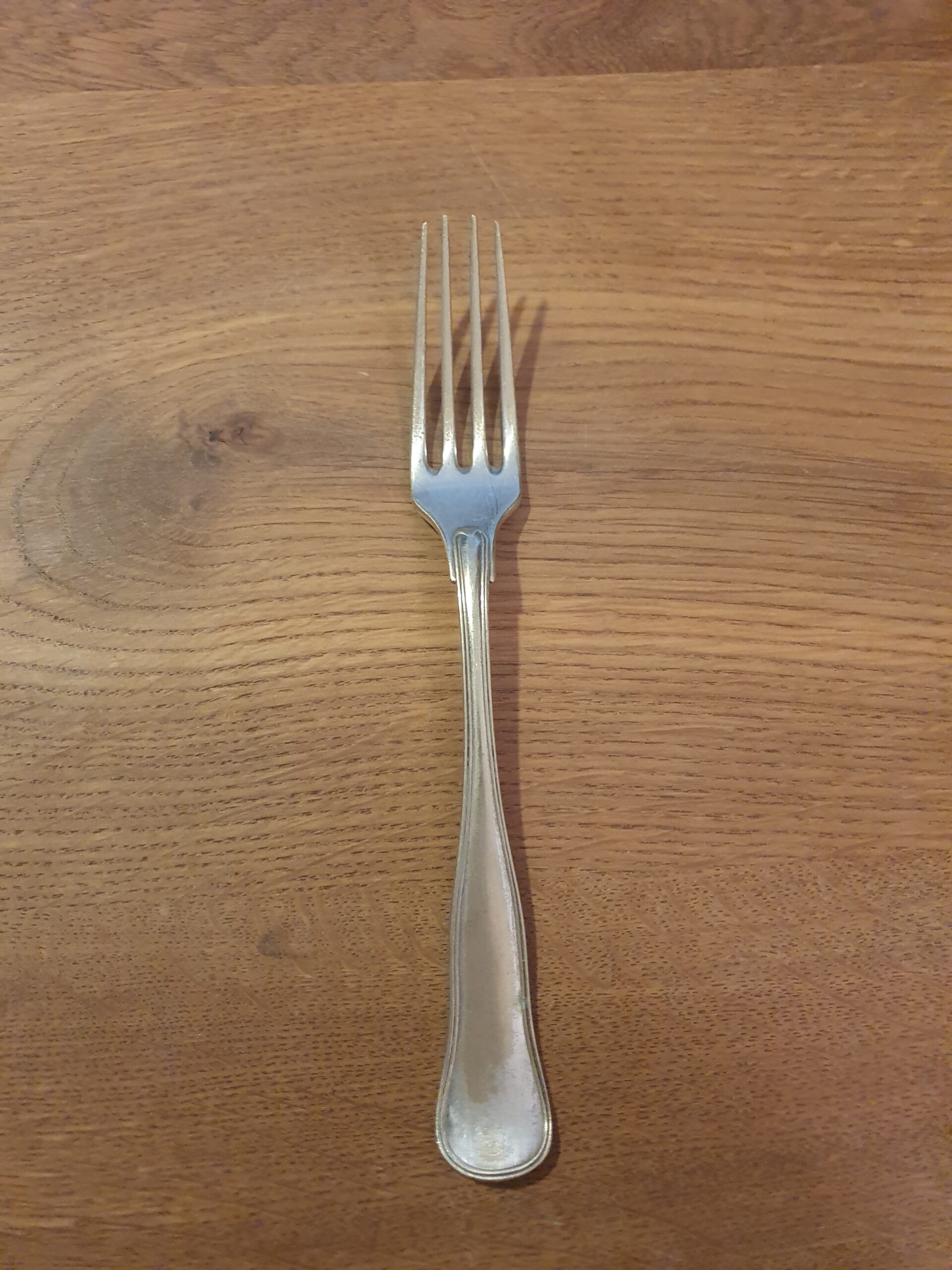 Gaffel i pletsølv
