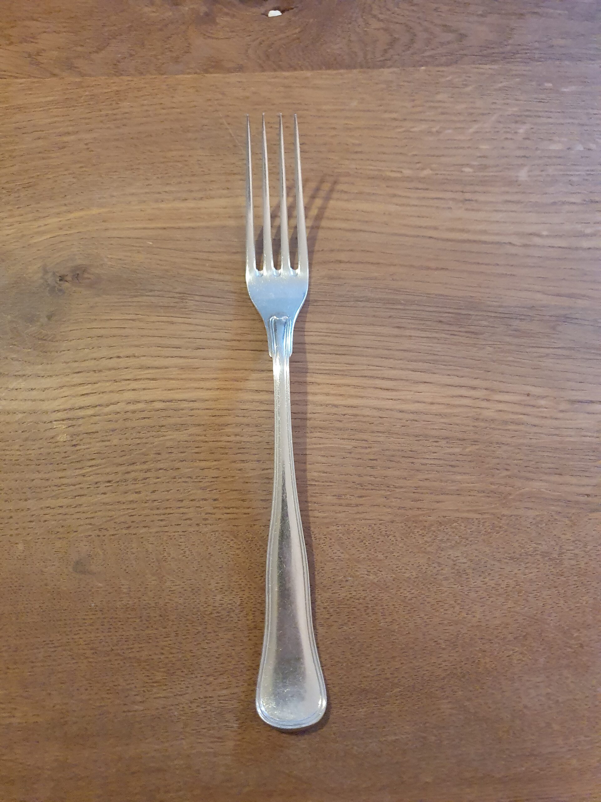 Gaffel i pletsølv