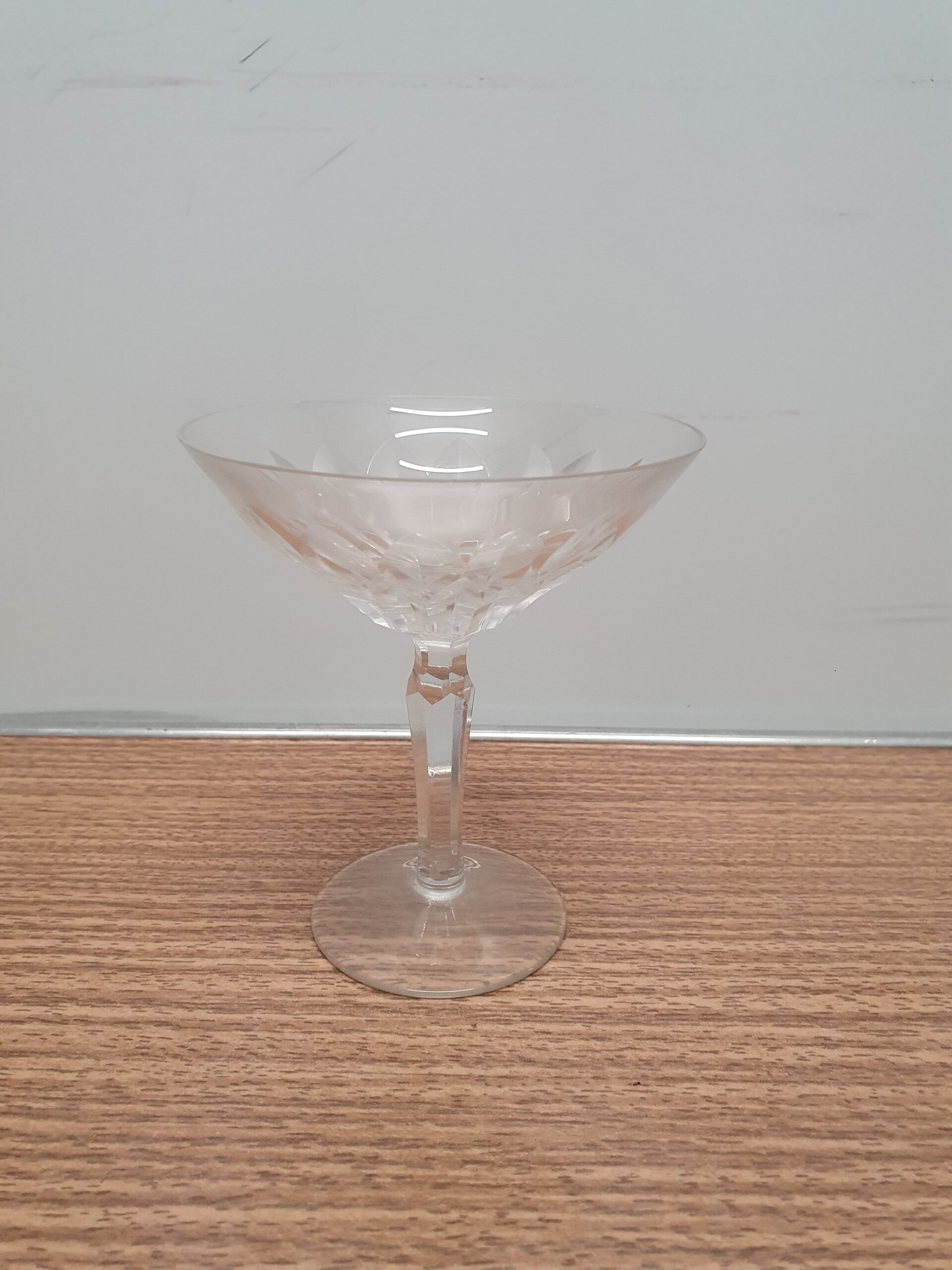 Champagneskåle med slibninger