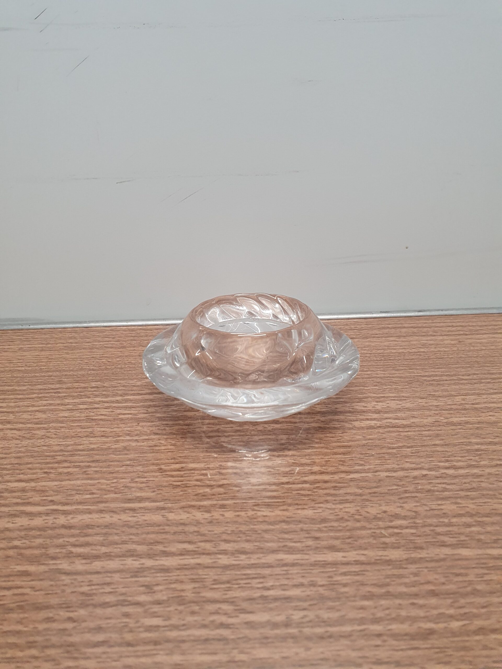 Lysestage i glas fra Royal Copenhagen