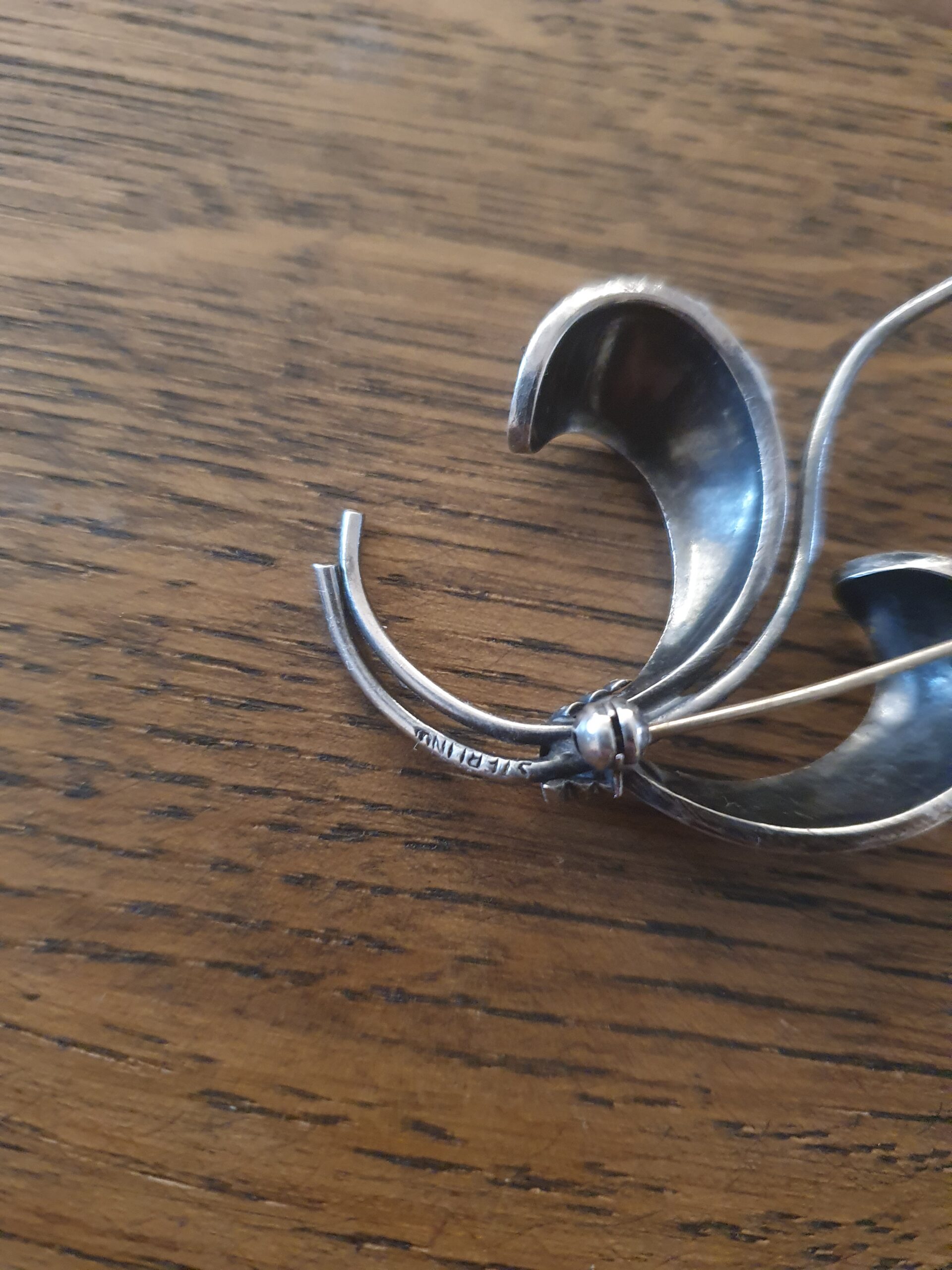Sterling sølv broche - Billede 2